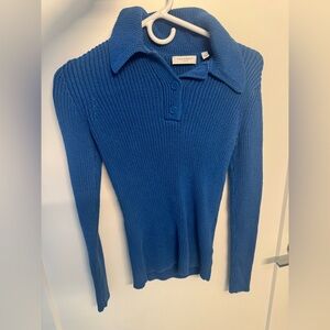 Equipment Blue Knit Sweater